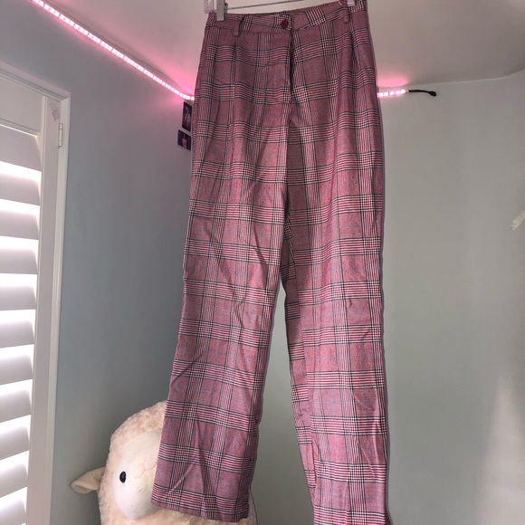 ❌SOLD - Red plaid brandy tilden pants! - Picture 2 of 5